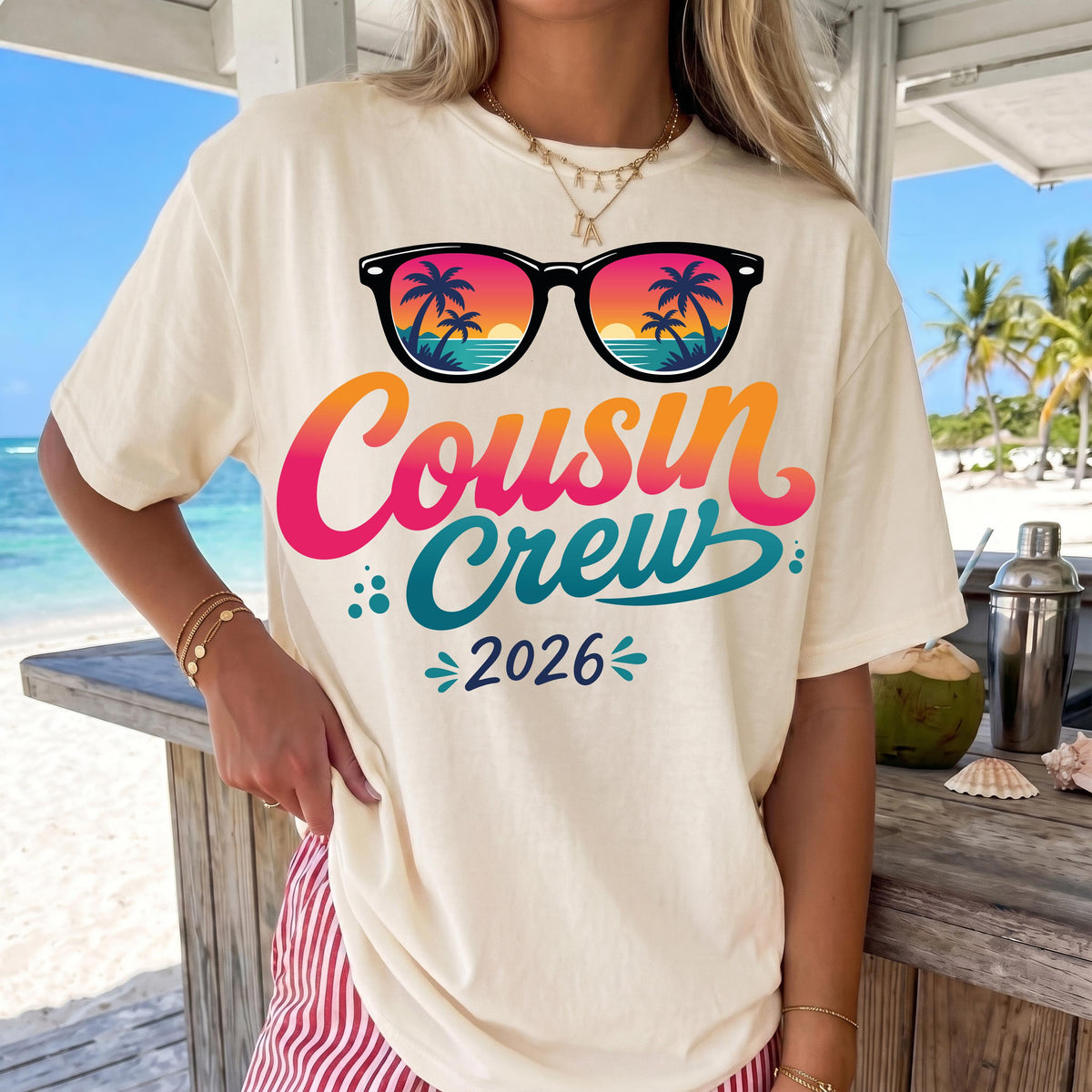 Comfort Colors® Cousin Crew Shirt, Summer Cousin Reunion Tees, Matching Toddler T-Shirt, Cousin Trip T-Shirt