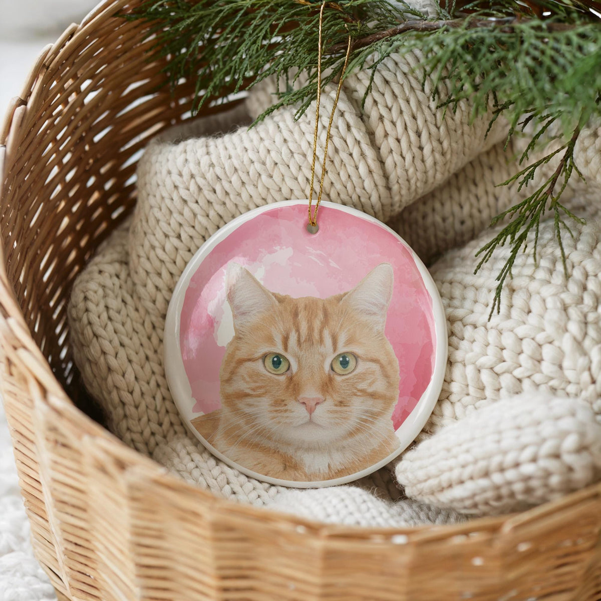 Custom Pet Photo Rainbow Bridge Ornament, Personalized Cat - Dog Loss Memorial Keepsake, Pets Remembrance Gift, Cats - Dogs Lover Present