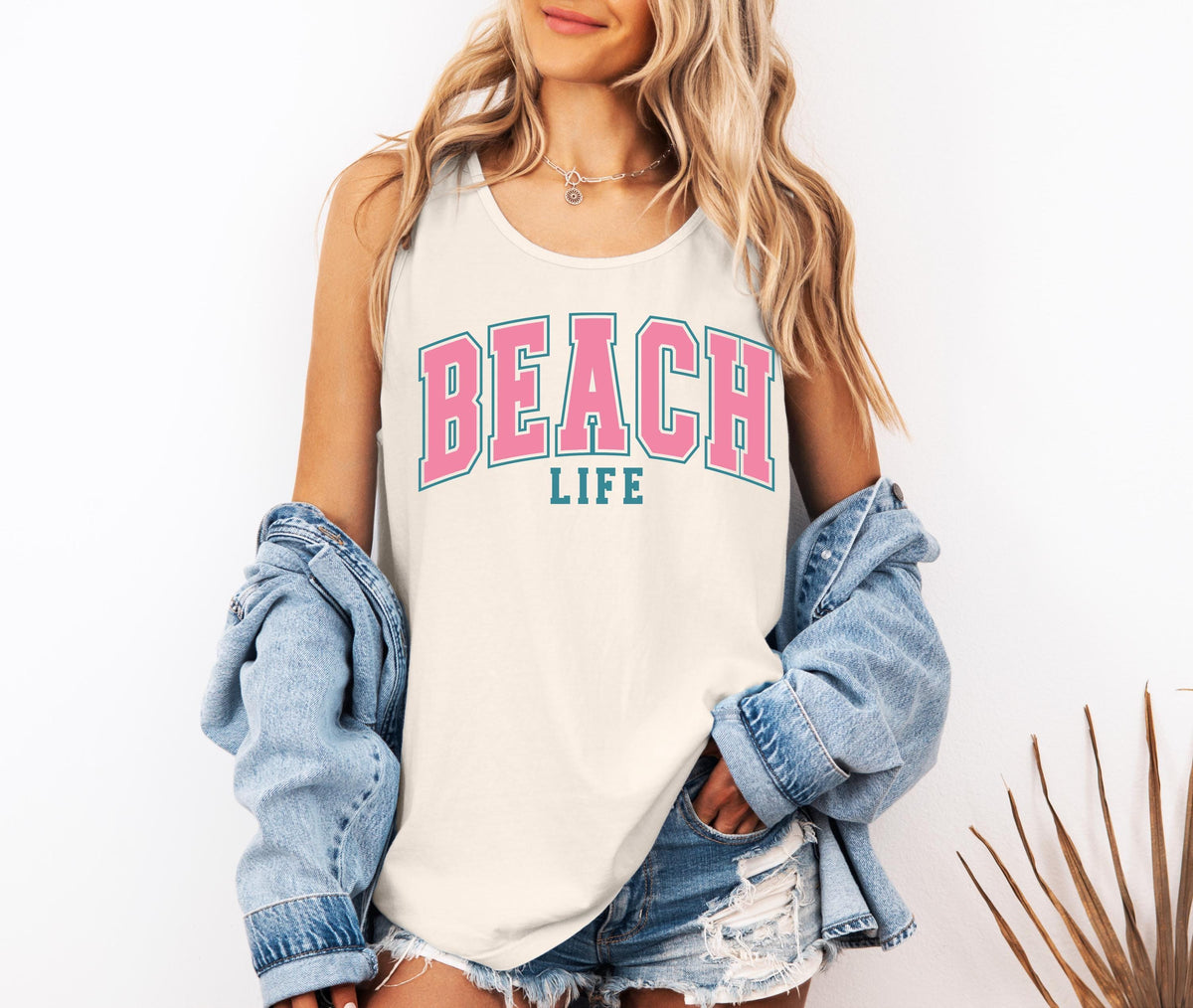 Comfort Colors® Beach Vibes Tank Top, Summer Trip Shirt, Beach Life Tank Top, Ocean Girls Crewneck
