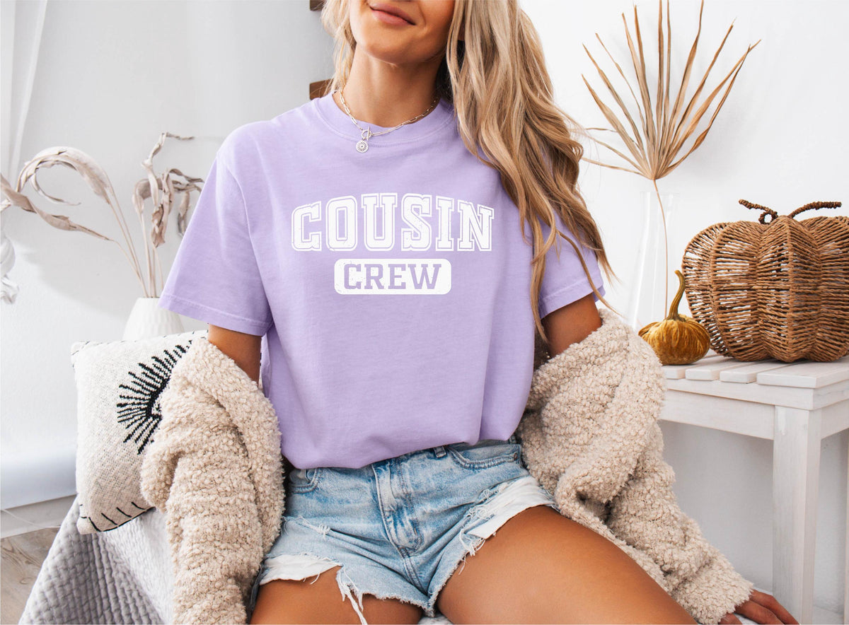 Comfort Colors® Cousin Crew Matching Shirts, Summer Cousins Reunion Tees, Custom Cousin Gift, Cousins Vacation Tshirts