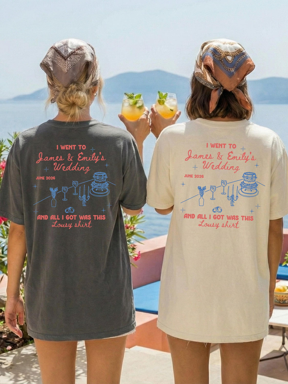 Comfort Colors® Personalized Wedding T-Shirt, Funny Bachelorette Party Tee, Newly Wed Gift