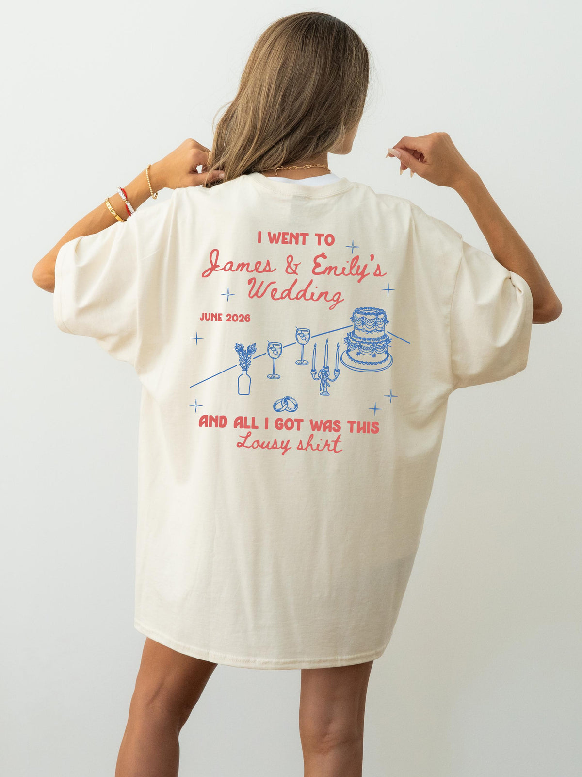 Comfort Colors® Personalized Wedding T-Shirt, Funny Bachelorette Party Tee, Newly Wed Gift