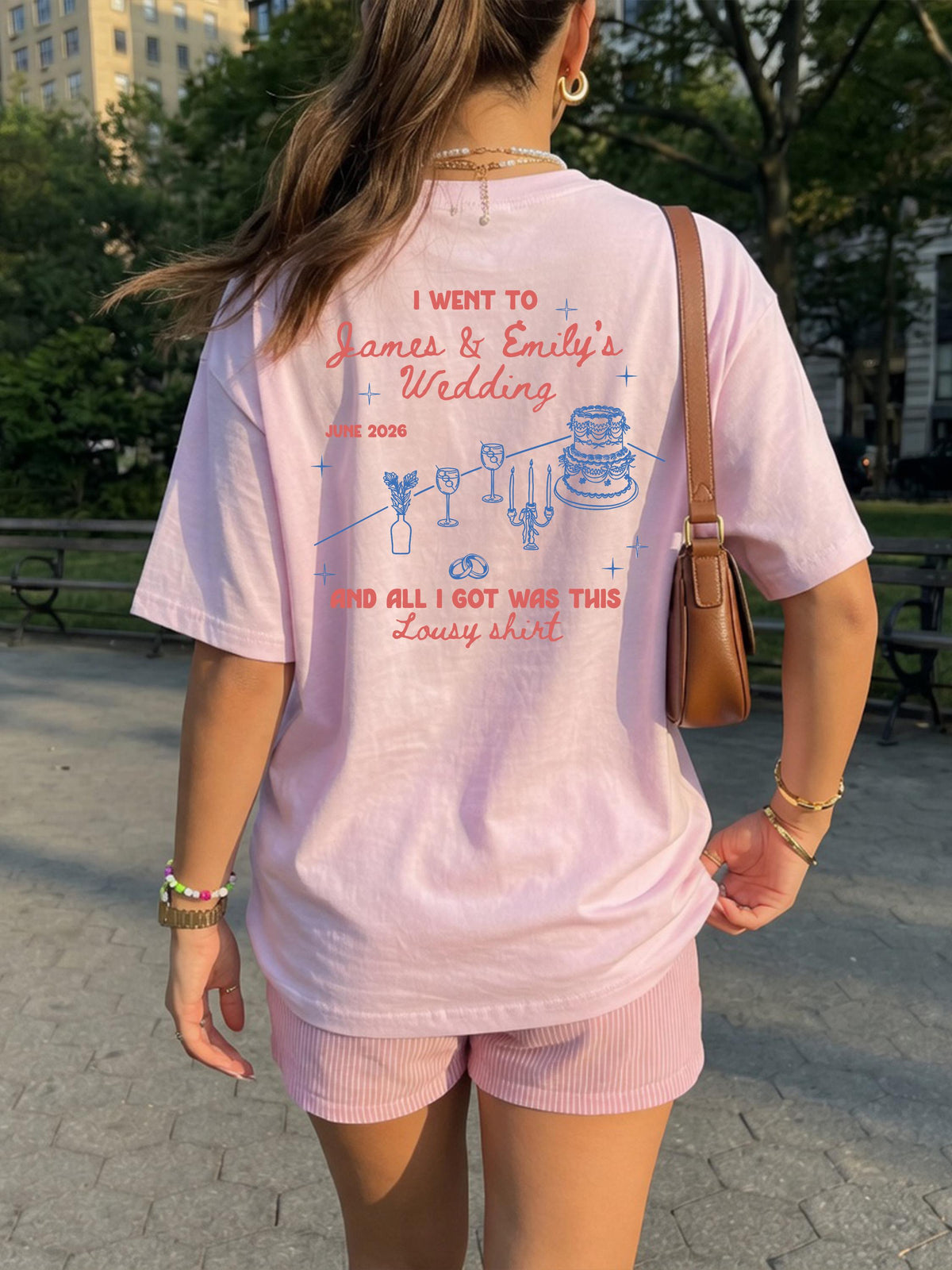 Comfort Colors® Personalized Wedding T-Shirt, Funny Bachelorette Party Tee, Newly Wed Gift
