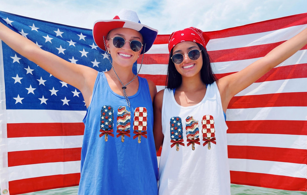 Comfort Colors® Fourth of July Tank Top, Funny Patriotic Summer Top, Independence Day Gift