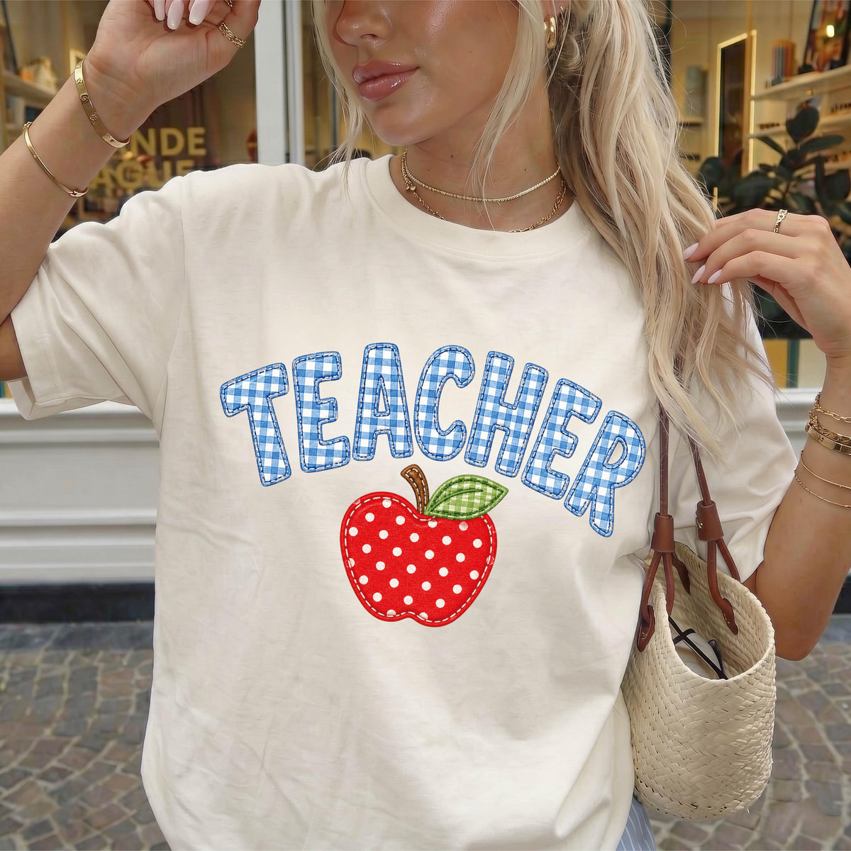Comfort Colors® Teacher Apple Shirt, Back To School Teacher Tee, Teacher Appreciation Gift, Preschool Teacher Tees