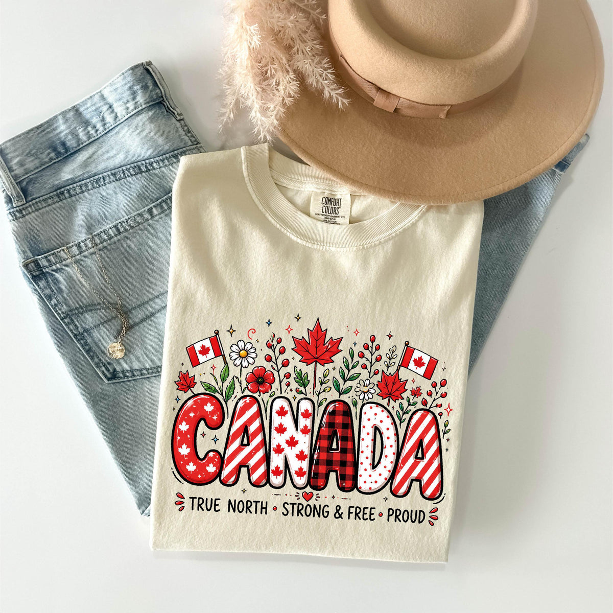 Comfort Colors® Canada Day T-shirt, Proud Canadian Tee, Canada Celebration Gift