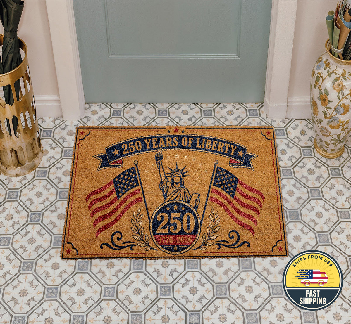 Head Coir Doormat