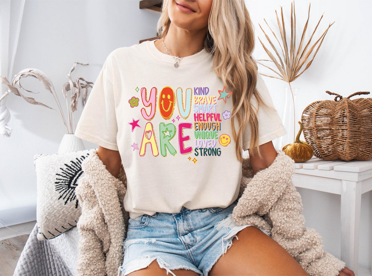 Comfort Colors® Back to School Teacher Shirt, You Are Kind Tee, Teacher Appreciation Gift, Preschool Teacher Tees