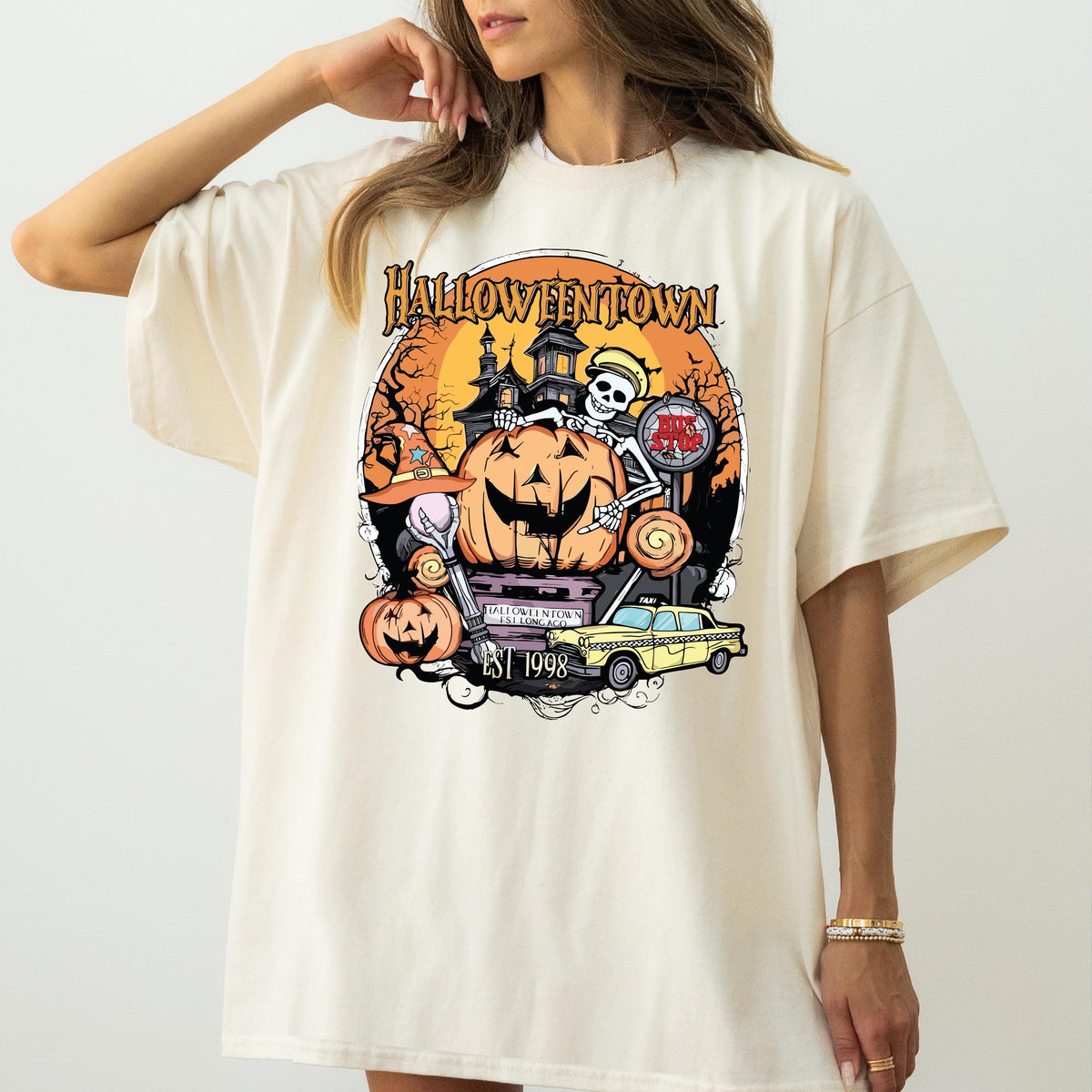 Comfort Colors® Halloweentown T-Shirt, Spooky Season Shirt, Halloween Gift Tee