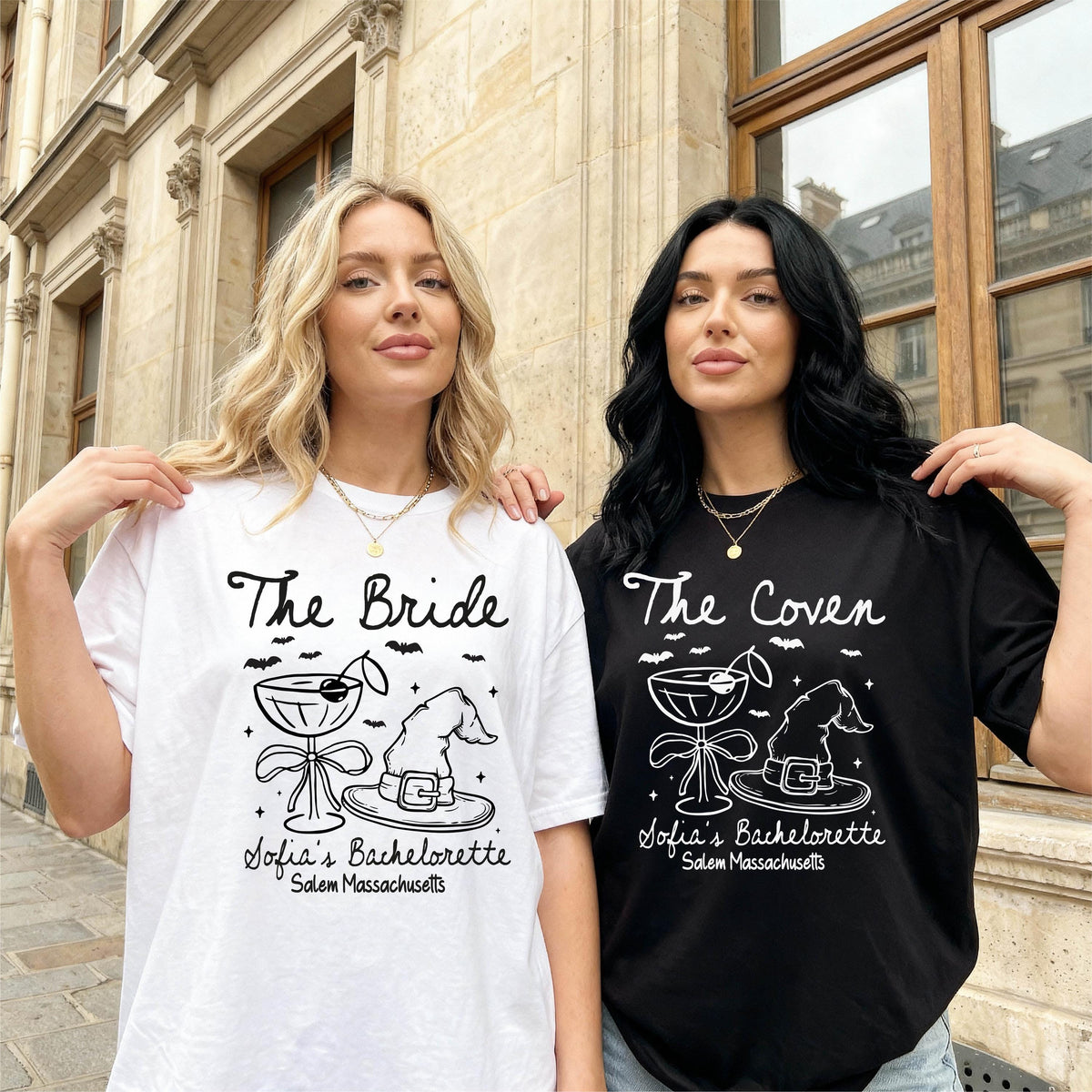 Witchy Bachelorette Shirt, Comfort Colors® Bride Coven Halloween Tee, Spooky Bridal Party T-shirts