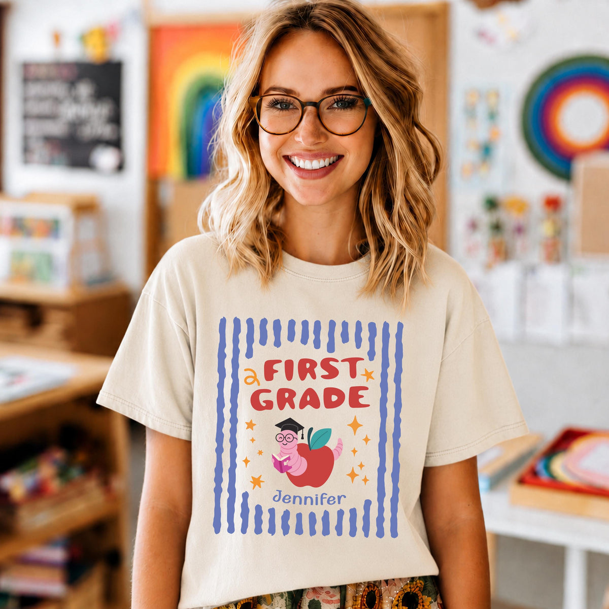Comfort Colors® Custom First Level Teacher Shirt, Back to School Tee, Teacher Appreciation Gift