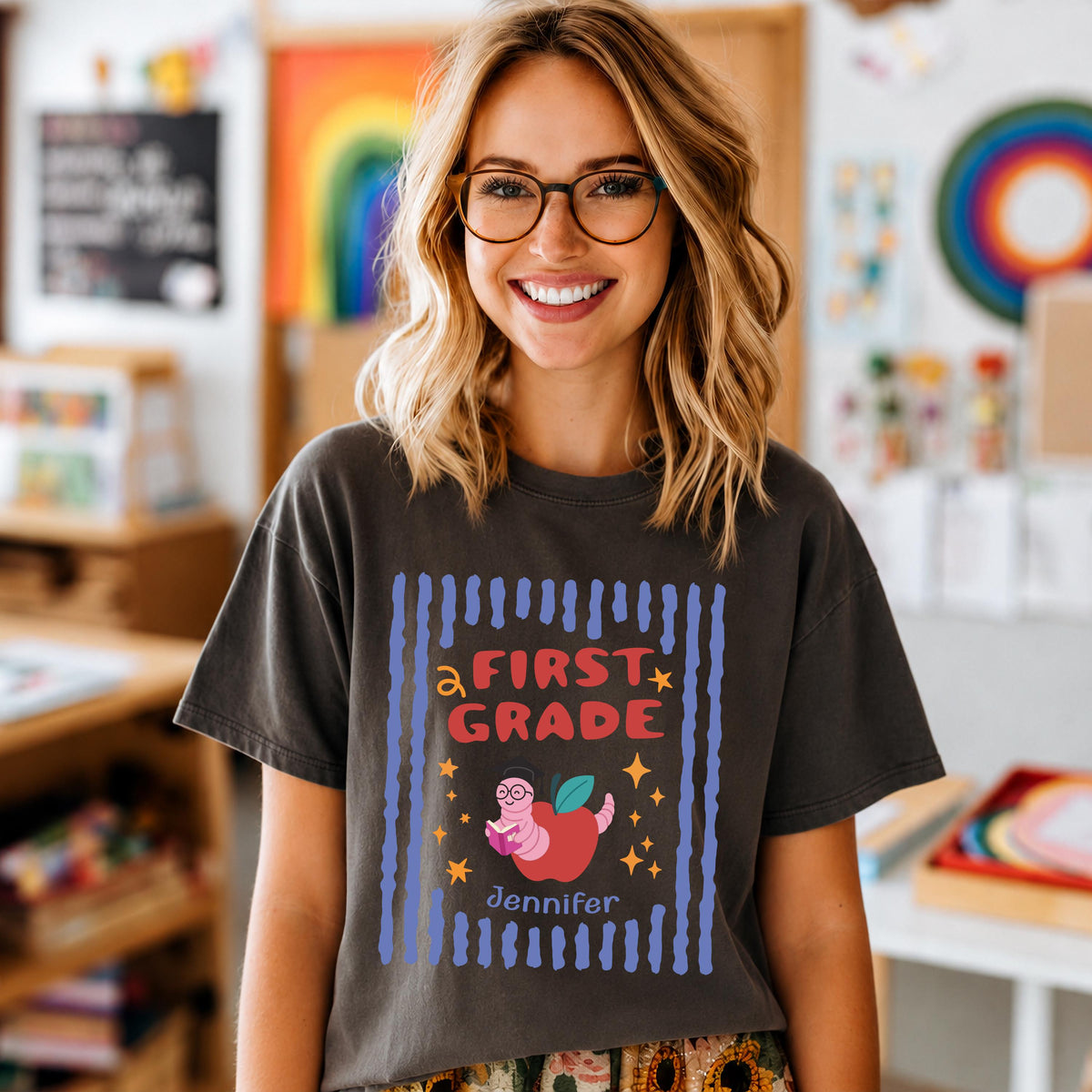 Comfort Colors® Custom First Level Teacher Shirt, Back to School Tee, Teacher Appreciation Gift