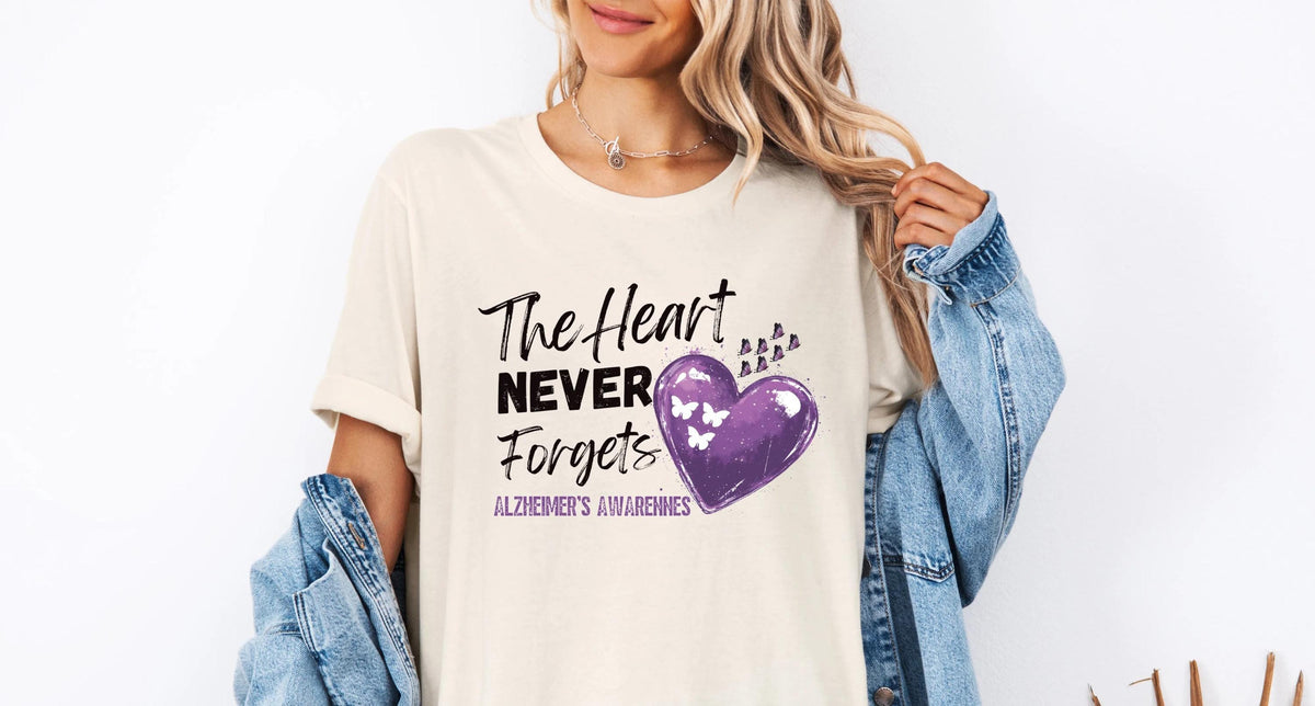 Alzheimer Awareness T-Shirt, Dementia Fighter Tee, Alzheimer Family Support