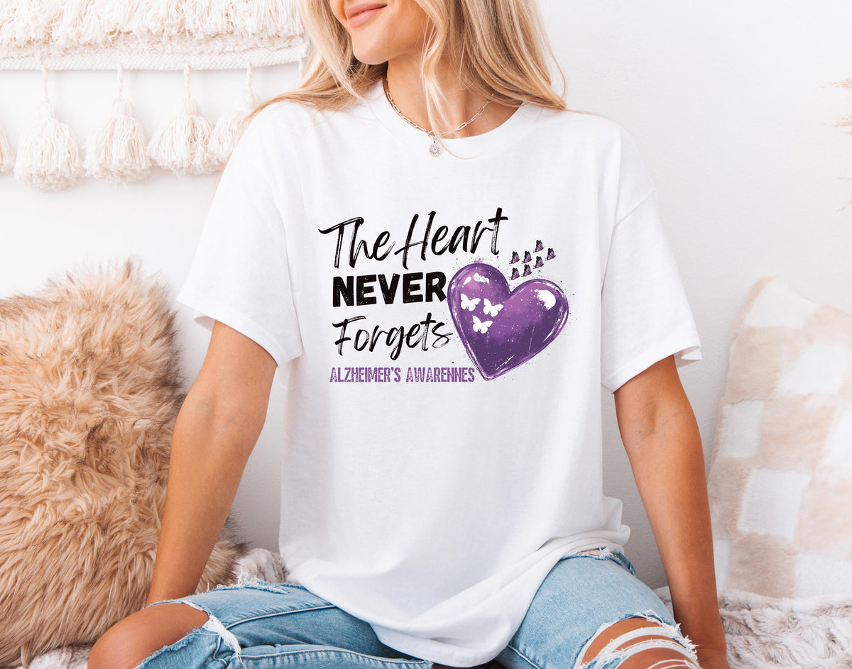 Alzheimer Awareness T-Shirt, Dementia Fighter Tee, Alzheimer Family Support