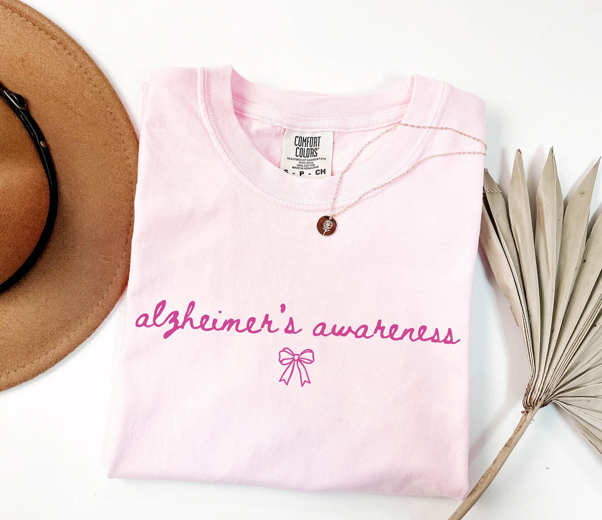 Comfort Colors® Alzheimer Awareness Shirt, Purple Ribbon Tee, Dementia Awareness Gift, Alzheimer's Support T-shirts
