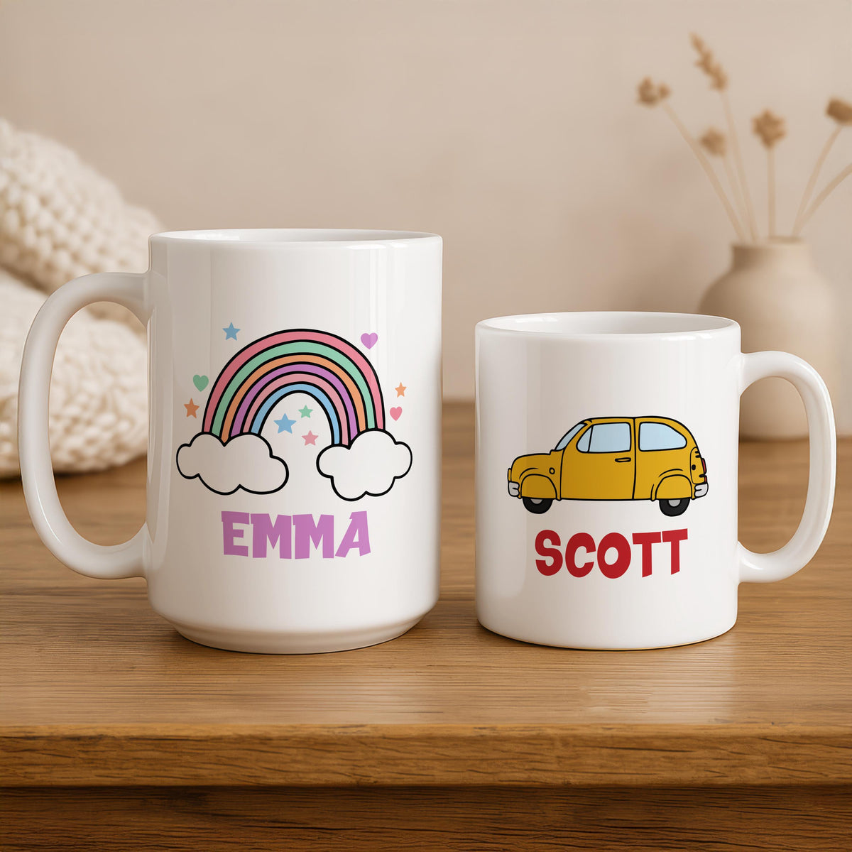 Personalized Cute Mug, Custom Children's Cup