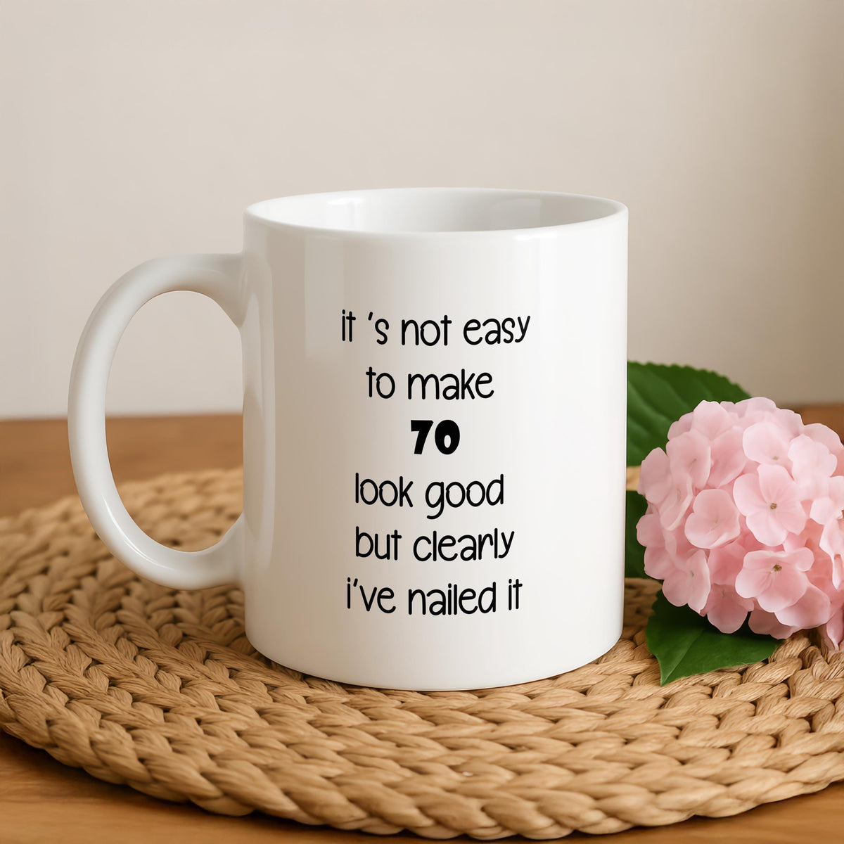 Personalized 70th Birthday Mug, Funny 70th Birthday Gift, 70th Birthday Gift Coffee Cup