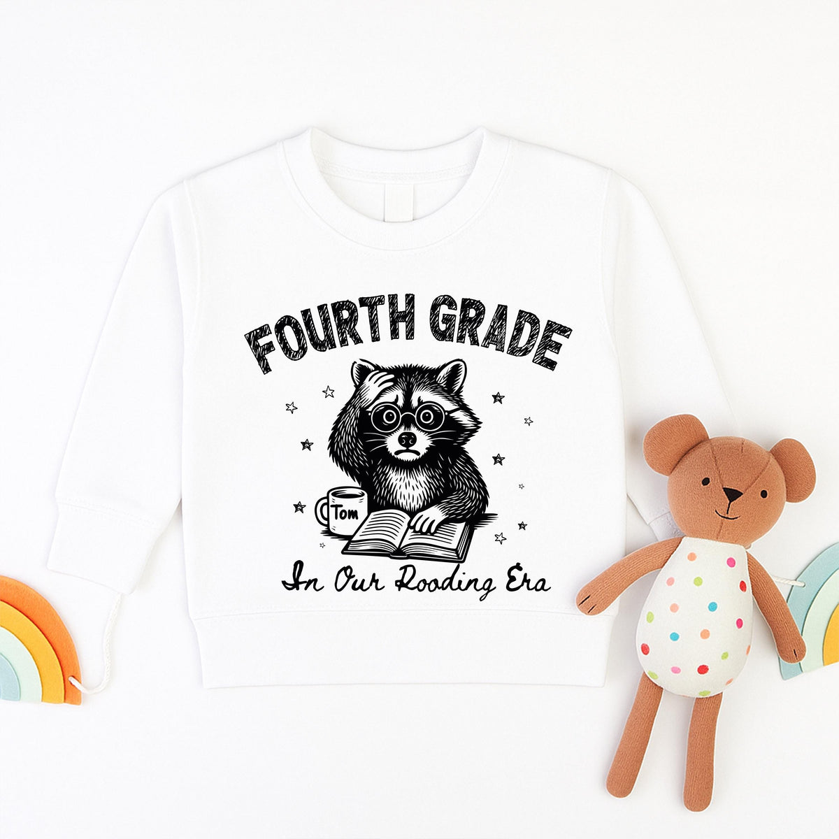 Grade Level School Shirt, Custom Raccoon First Day of School Tee, Funny School Kids Gift