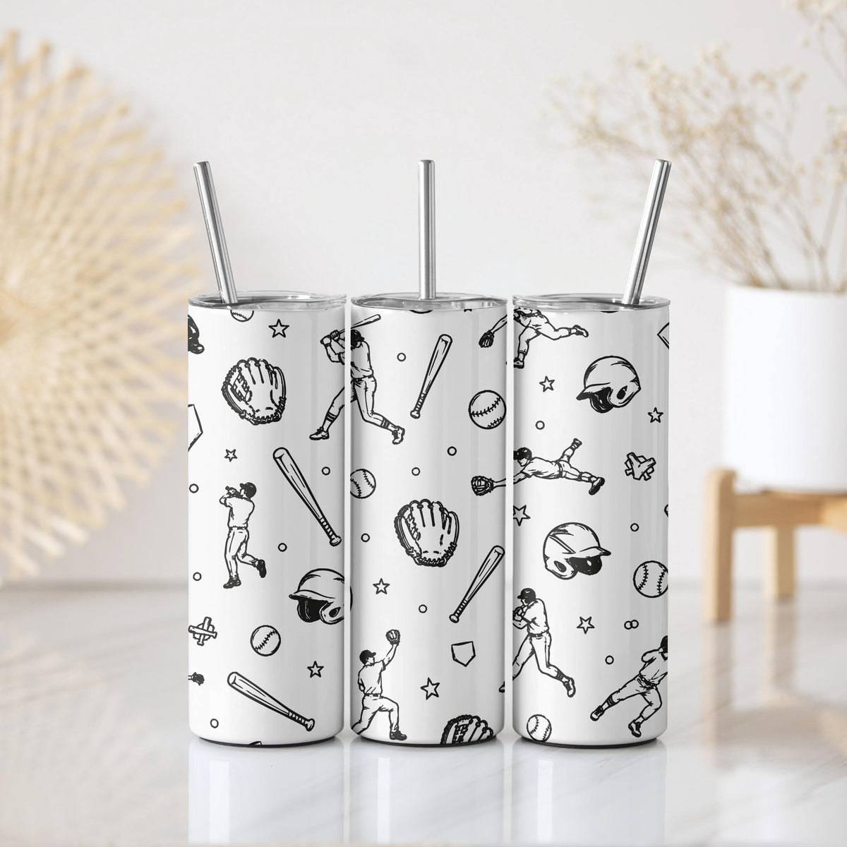 Custom Athlete Coffee Tumbler, Design Optional Sport Pattern Insulated Cup