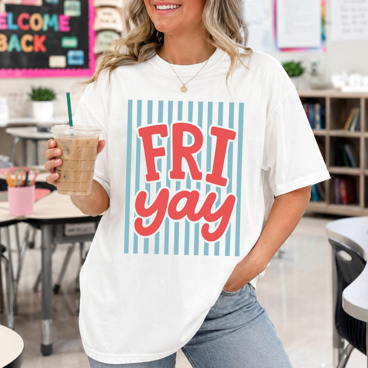 Comfort Colors® Friday Back to School Shirt, Teacher Team Tees, Funny Teacher Gift