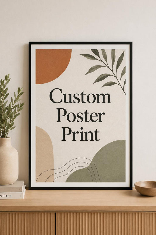 Custom Photo Poster Print | Personalized Wall Art, Home Decor, Memories