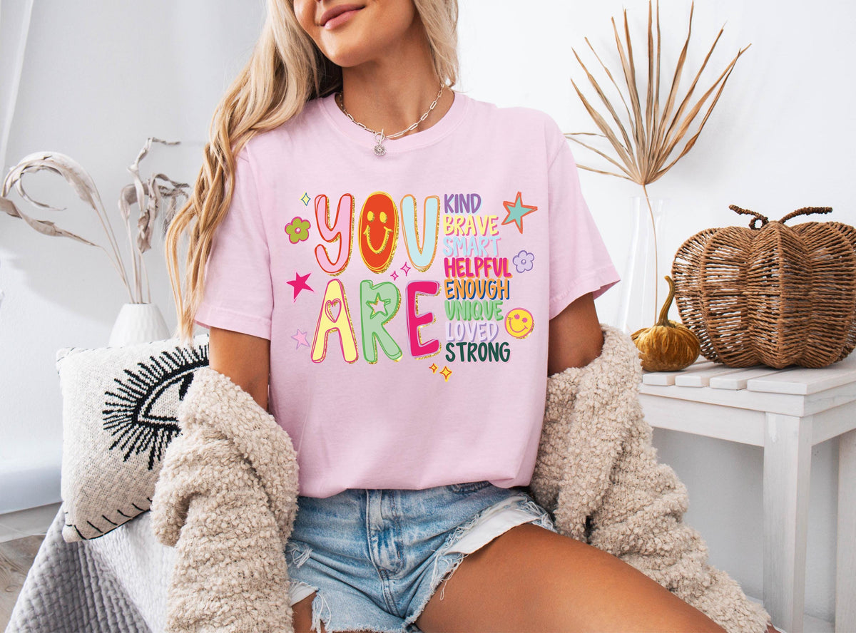 Comfort Colors® Back to School Teacher Shirt, You Are Kind Tee, Teacher Appreciation Gift, Preschool Teacher Tees