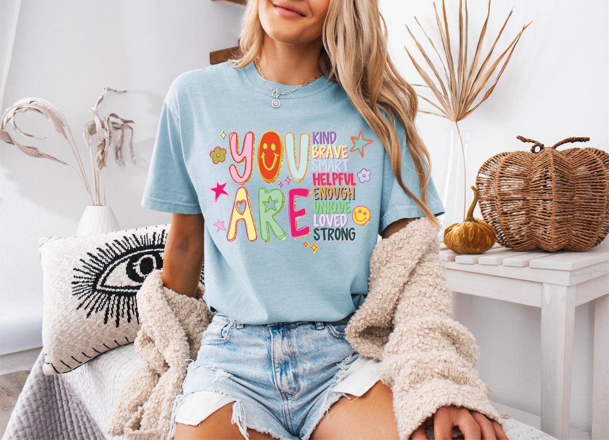 Comfort Colors® Back to School Teacher Shirt, You Are Kind Tee, Teacher Appreciation Gift, Preschool Teacher Tees