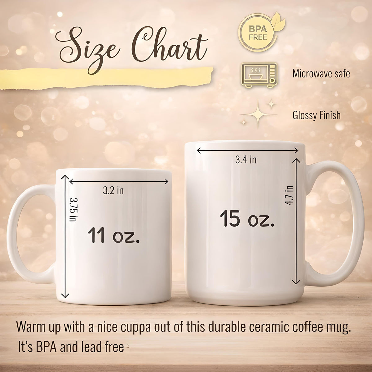 Custom Photo Dad Cup, Daddy Picture Coffee Mug, Personalized Father’s Day Mug