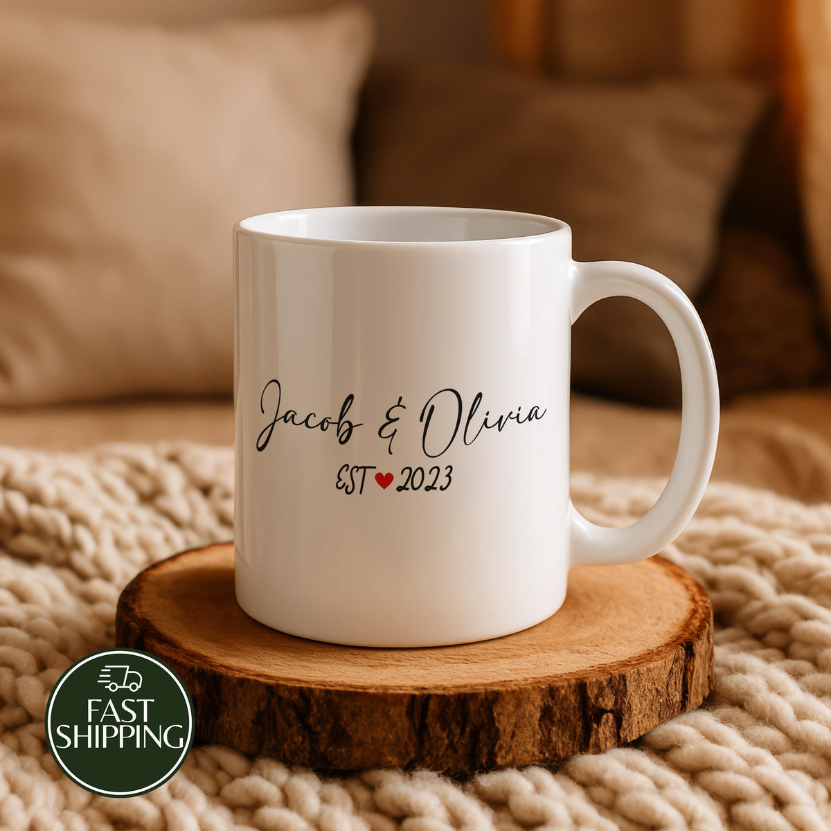 Personalized We're Still A Great Pear Coffee Mug, Anniversary Cup For Couples