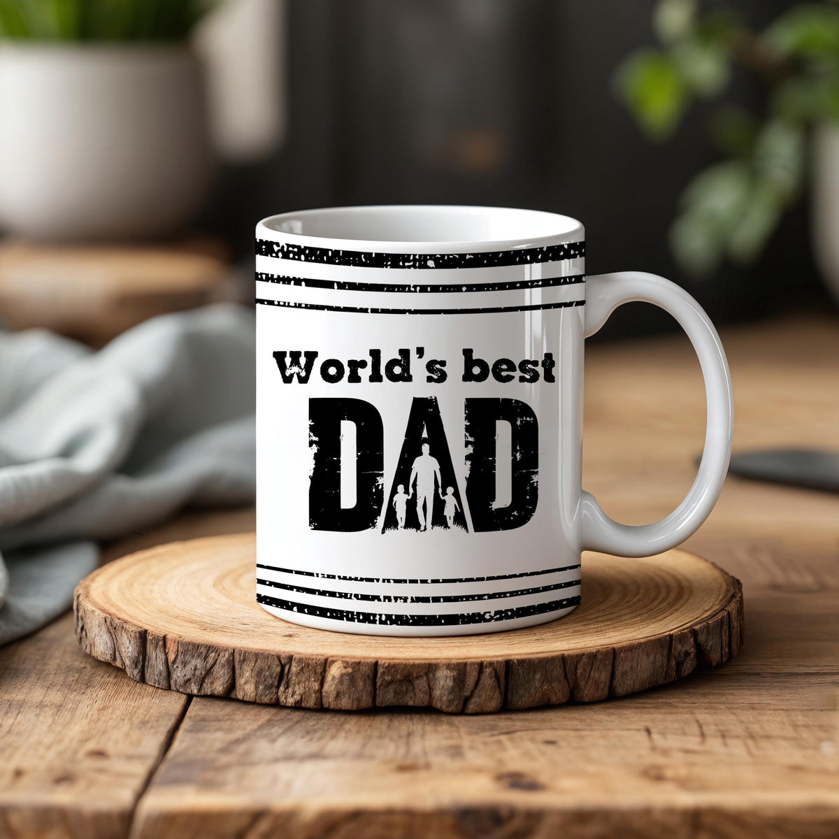 World's Best Dad Coffee Mug, New Dad Gift, Best Dad Ever Tea Cup, Father's Day Drinkware