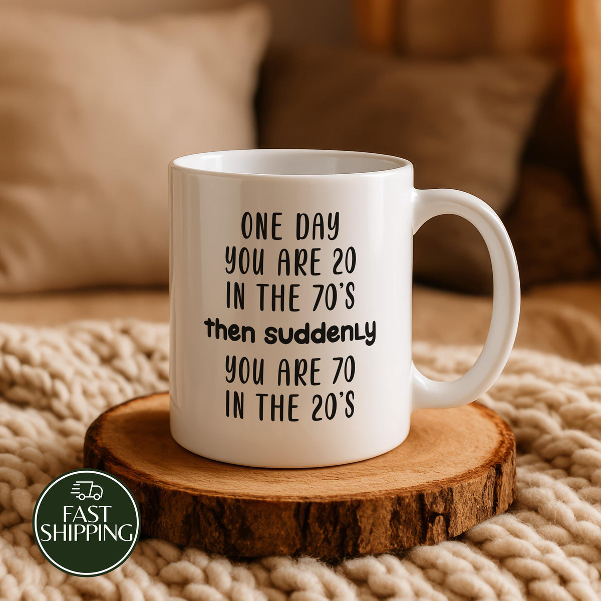 Custom Birthday Party Cup for 1950s Born