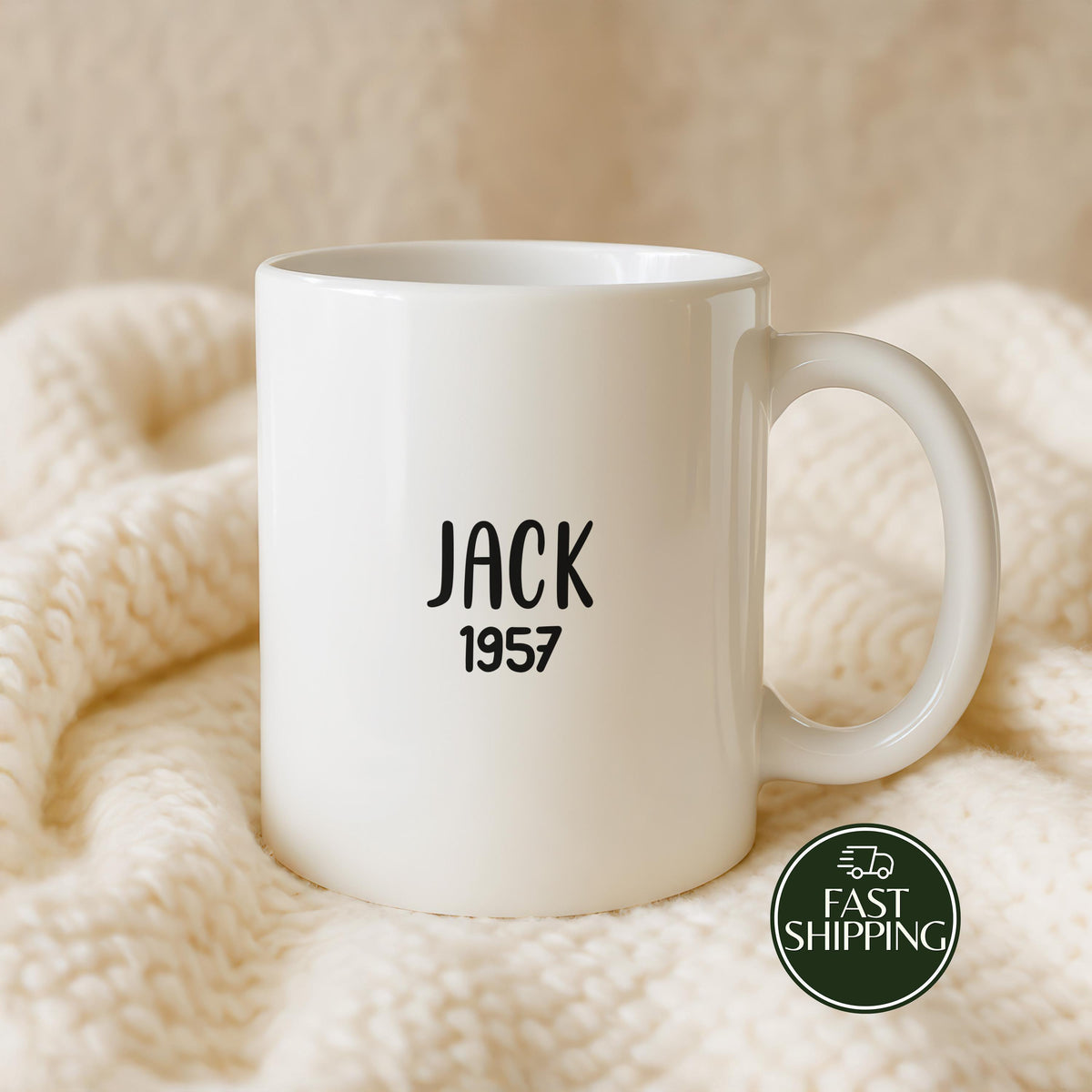 Custom Birthday Party Cup for 1950s Born