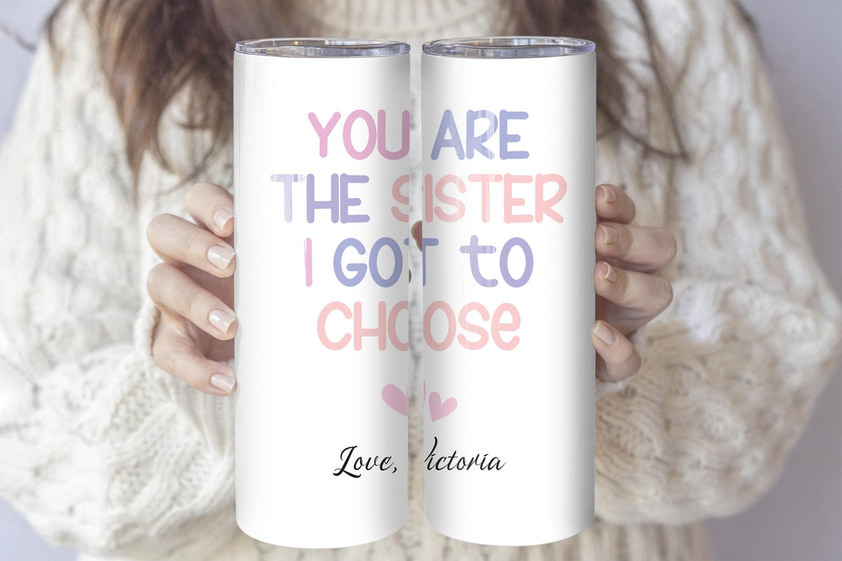 Personalized BFF Coffee Tumbler, Custom Name Soul Sister Insulated Cup