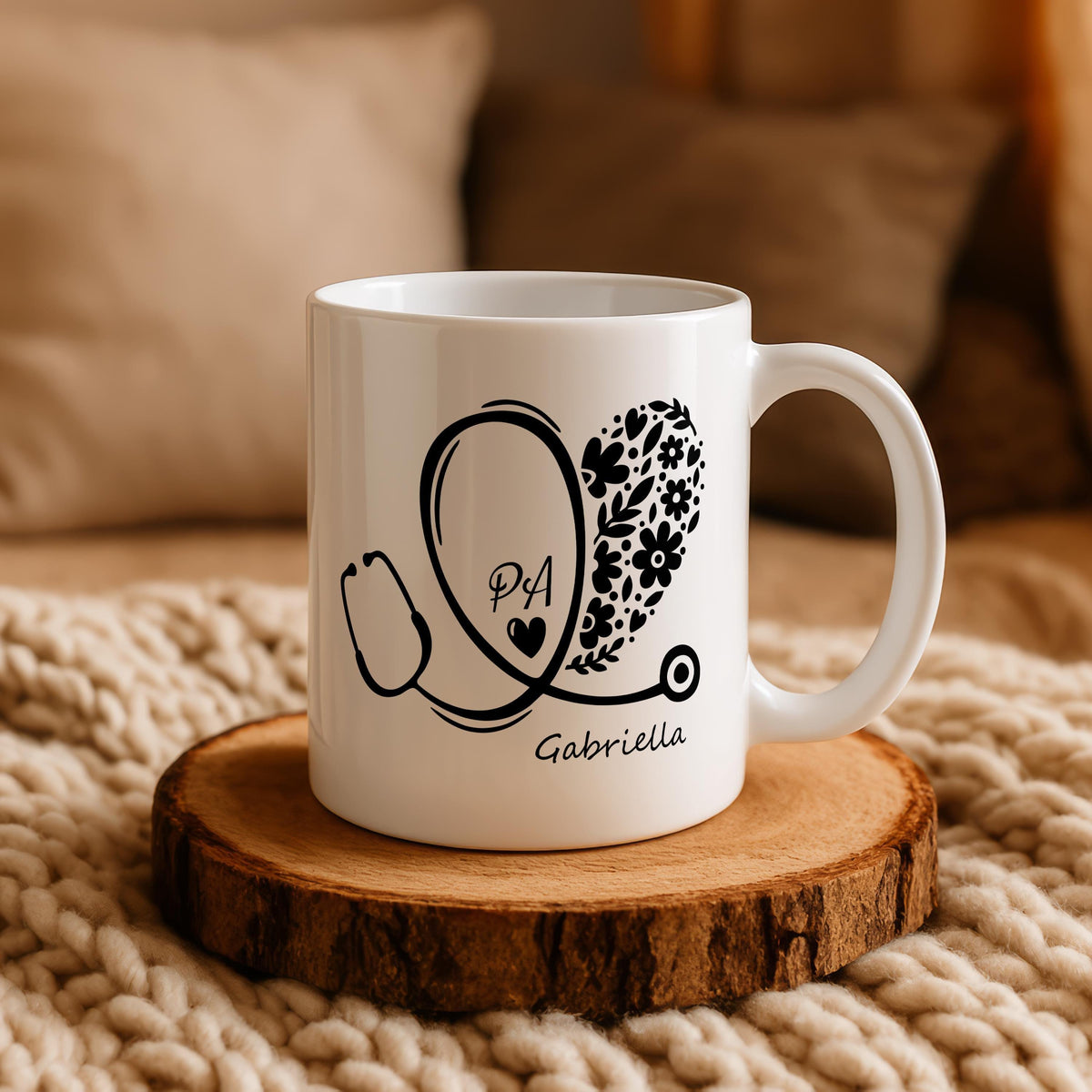 Personalized Medical Professional Mug, Custom Name Coffee Cup, Healthcare Worker Mug