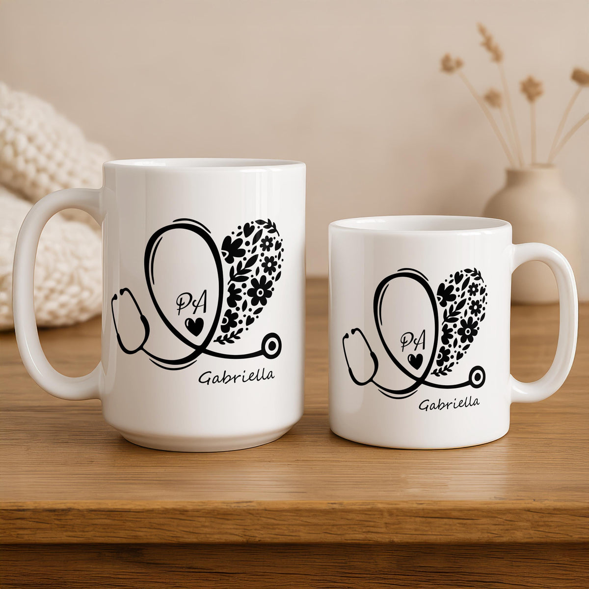 Personalized Medical Professional Mug, Custom Name Coffee Cup, Healthcare Worker Mug