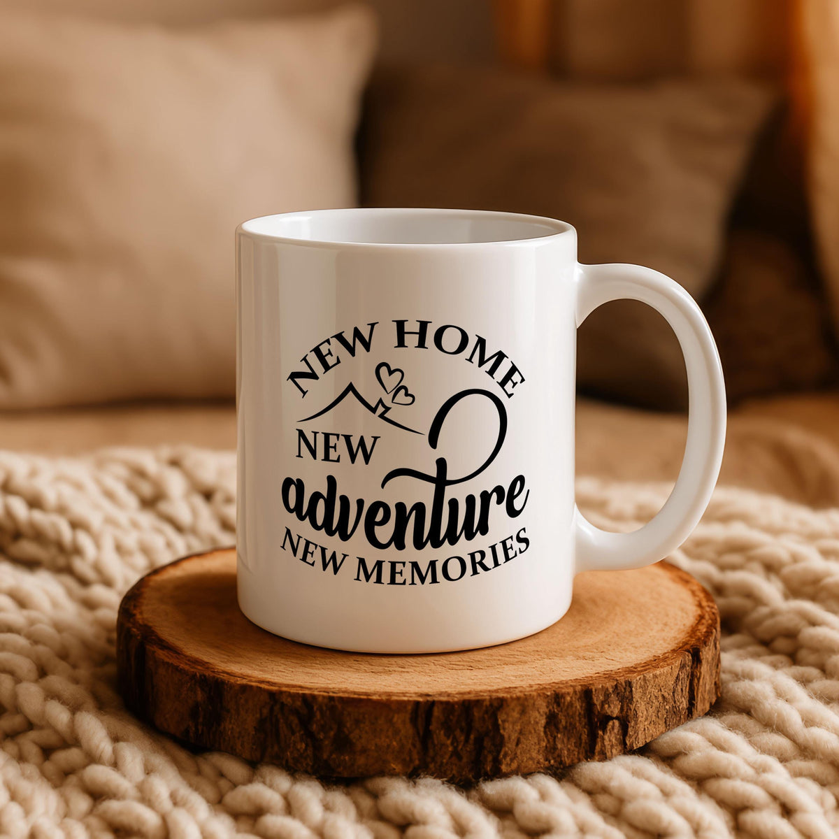 Personalized New Home Keys & Est. Year Mug, Custom Couple Name Housewarming Gift