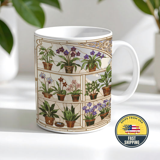 Plant Lover Mug, Plant Lady Coffee Mug, Plant Theme Mug, Plant Lover Coffee Cup