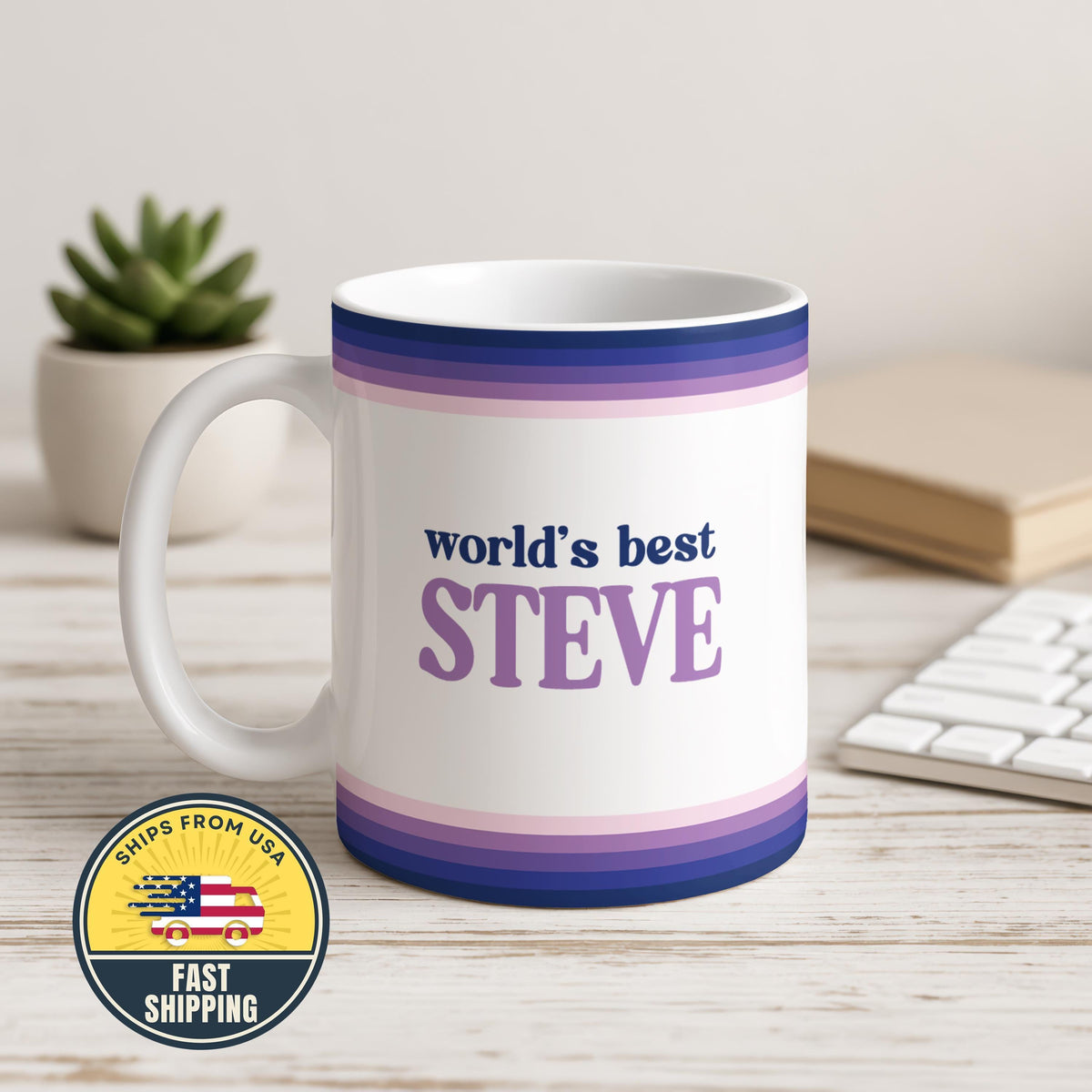 World's Best Personalized Coffee Mug, Personalized World's Best Office Mug