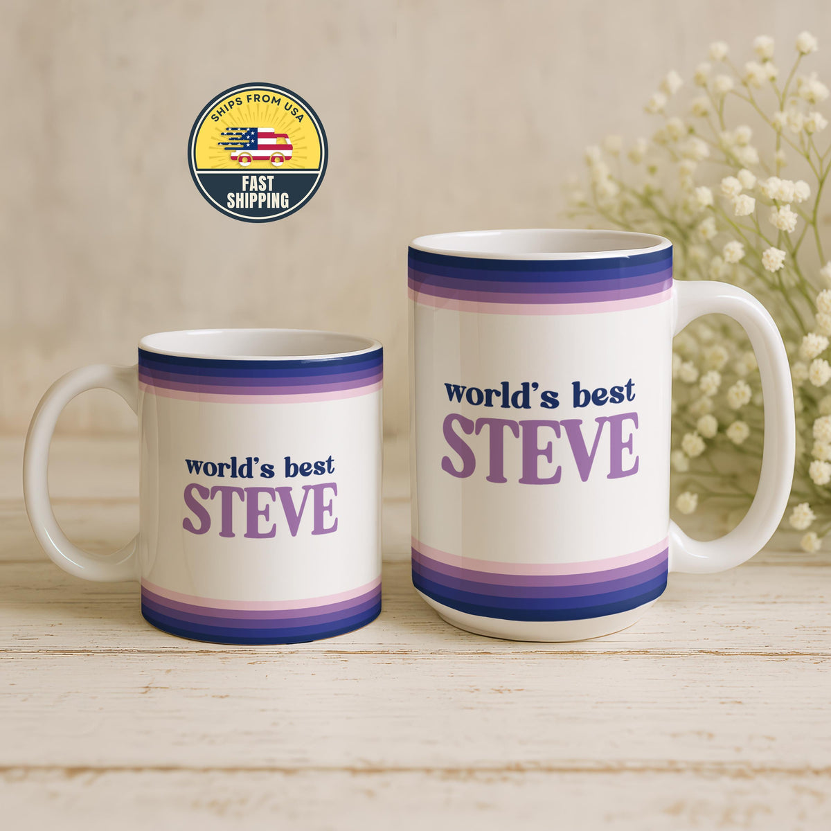World's Best Personalized Coffee Mug, Personalized World's Best Office Mug