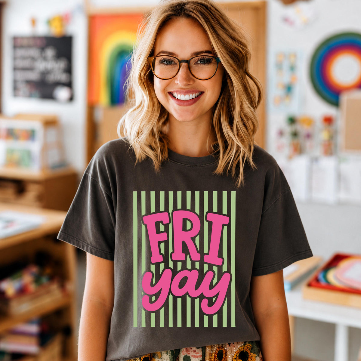 Comfort Colors® Friday Back to School Shirt, Teacher Team Tees, Funny Teacher Gift