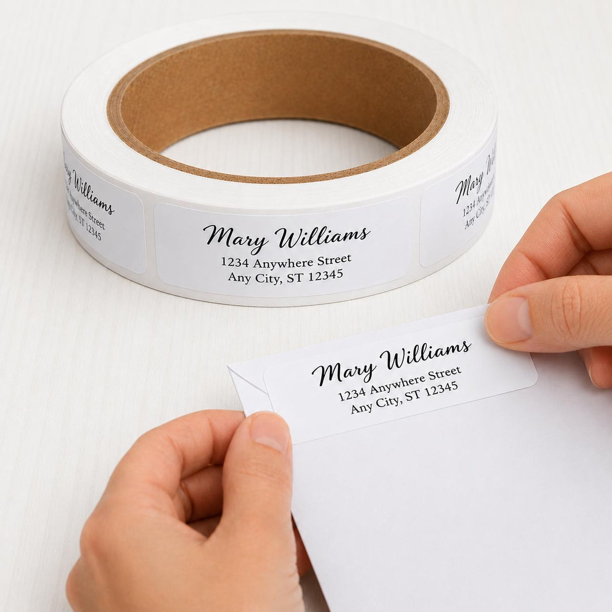 Custom Address Labels on Rolls, Return Stickers, Mailing Labels (Wedding & Business)