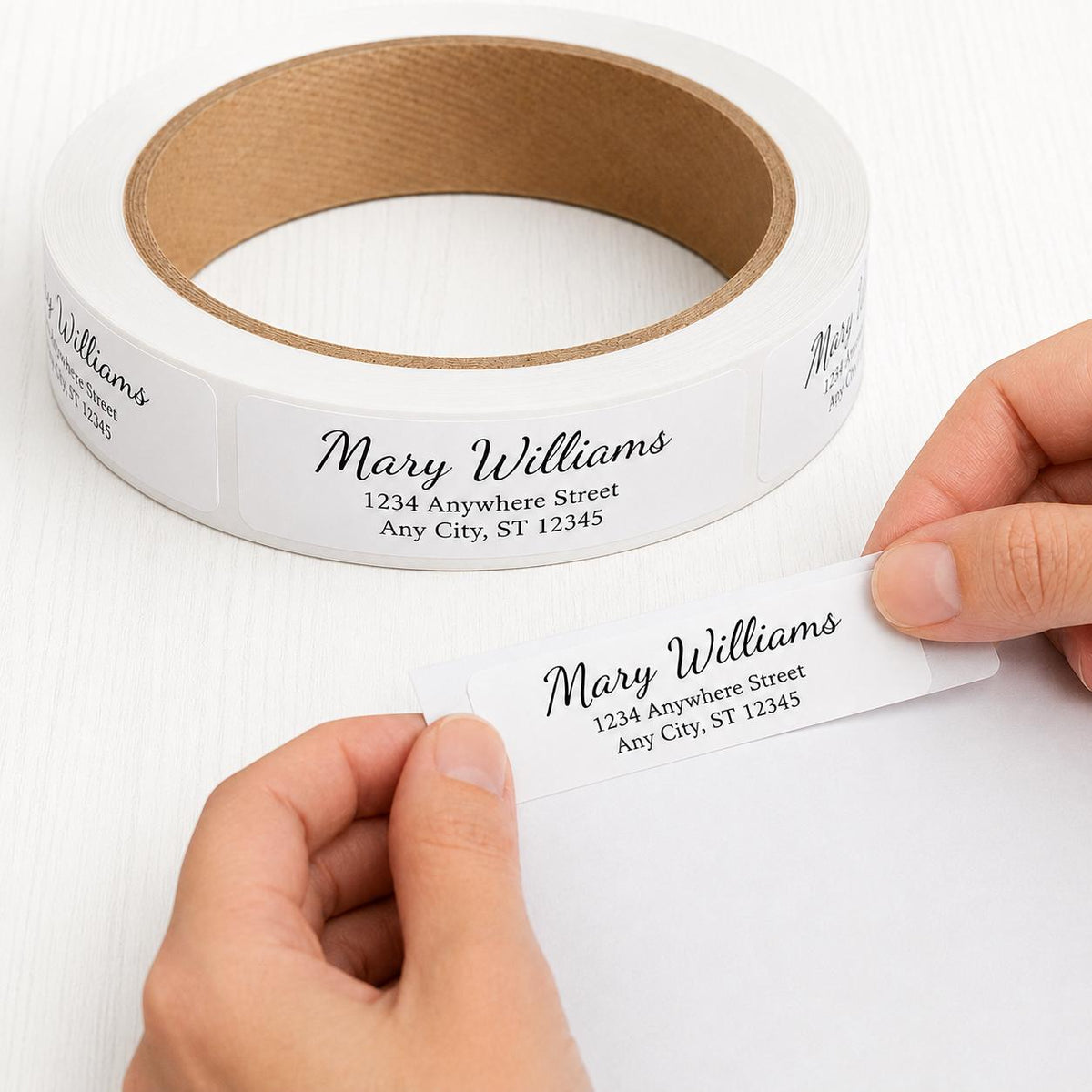 Custom Address Labels on Rolls, Return Stickers, Mailing Labels (Wedding & Business)