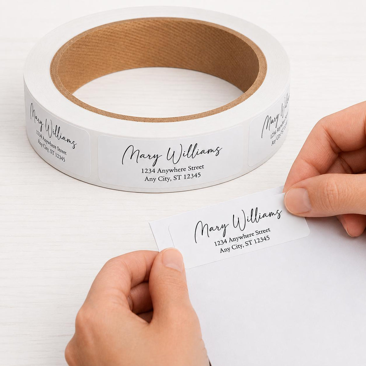 Custom Address Labels on Rolls, Return Stickers, Mailing Labels (Wedding & Business)