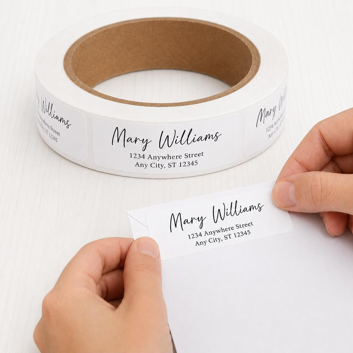 Custom Address Labels on Rolls, Return Stickers, Mailing Labels (Wedding & Business)