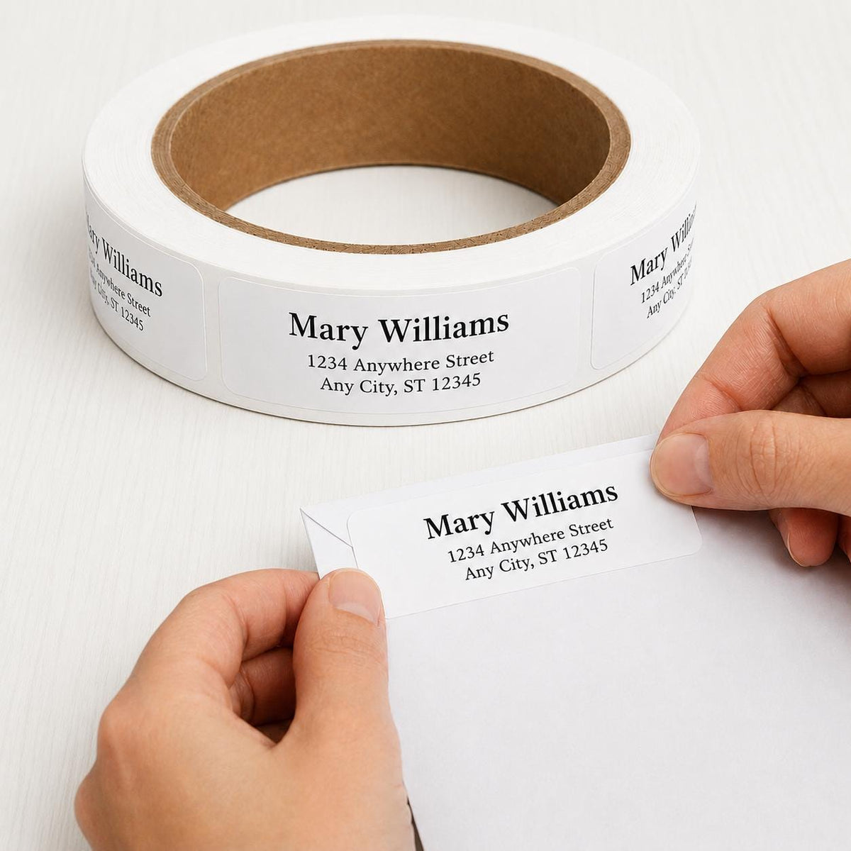 Custom Address Labels on Rolls, Return Stickers, Mailing Labels (Wedding & Business)