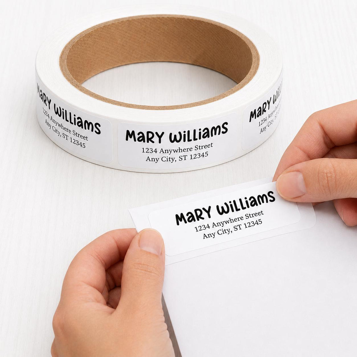 Custom Address Labels on Rolls, Return Stickers, Mailing Labels (Wedding & Business)