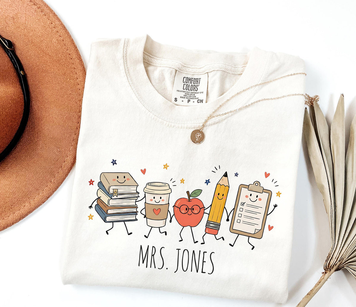 Comfort Colors® Custom Teacher T-Shirt, Back to School Tees, Teacher Appreciation Gift