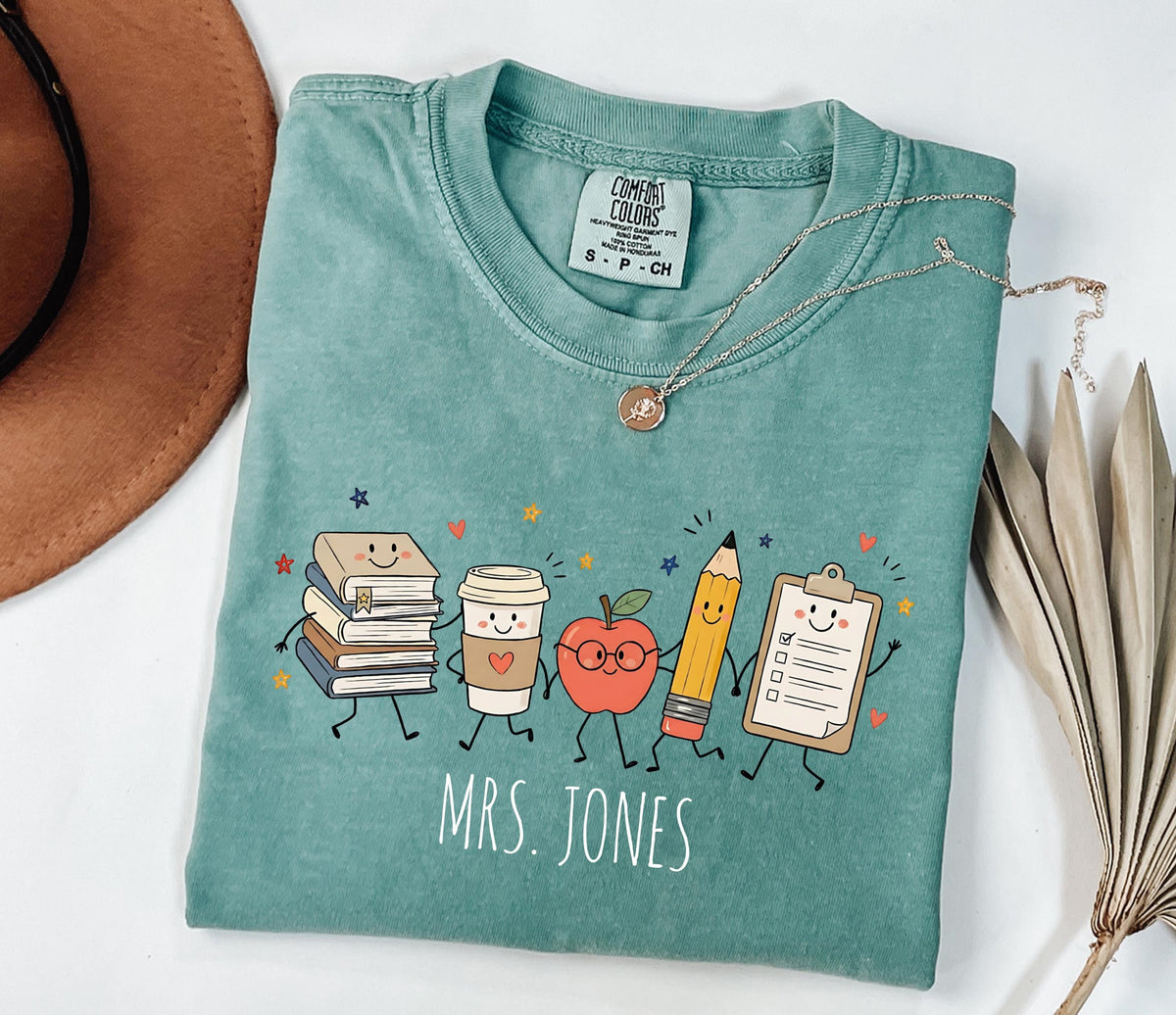 Comfort Colors® Custom Teacher T-Shirt, Back to School Tees, Teacher Appreciation Gift