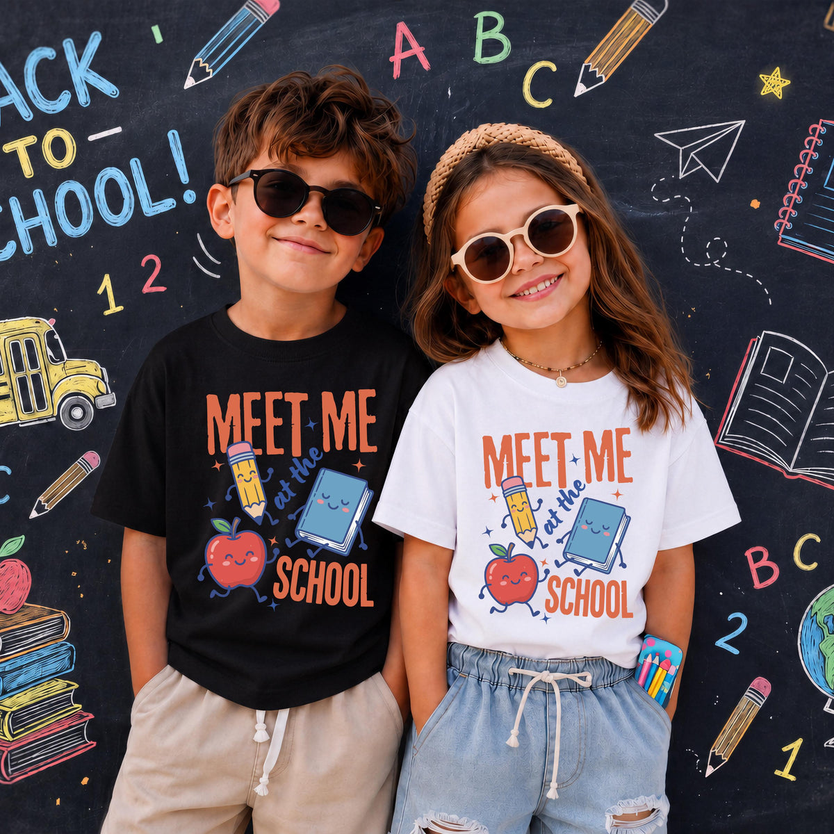Meet Me at the School Shirt, Back to School Shirt, Funny Teacher Gift Tee