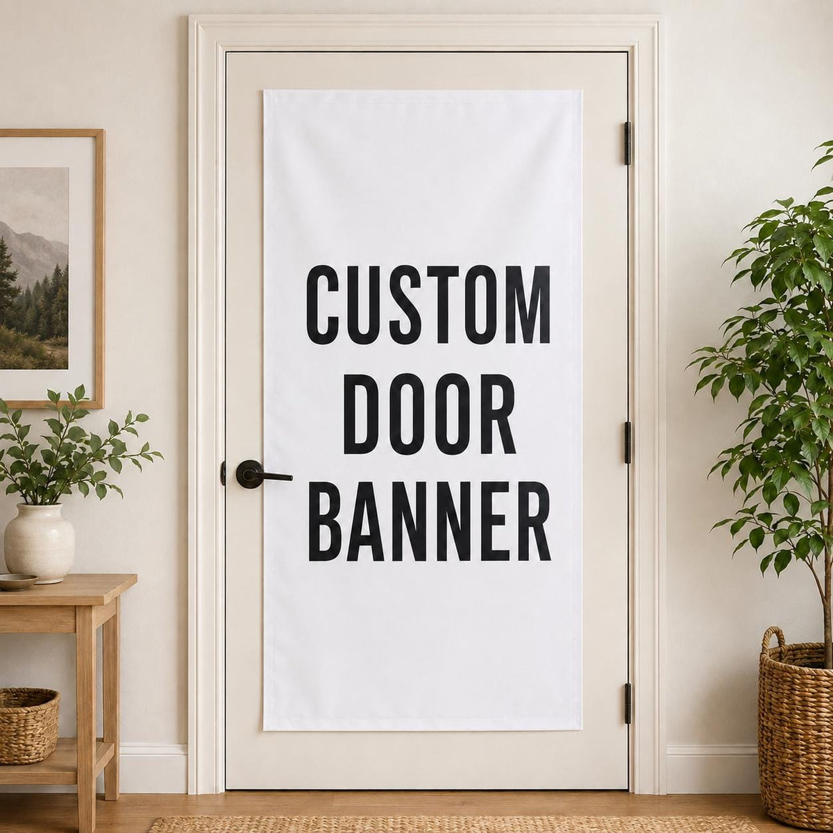 Custom Photo Banner, Personalized Logo Event Decor, Birthday Graduation Banner